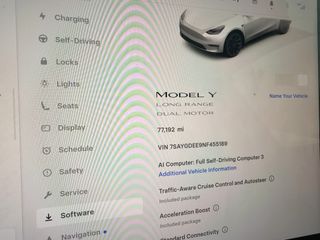 2022 Tesla Model Y Long Range Dual Motor All-Wheel Drive - Interior Instrument Cluster / Odometer Image